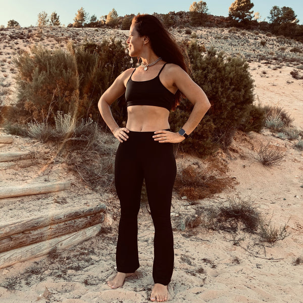 PANTALÓN FLARE SHAKTI "NEGRO"